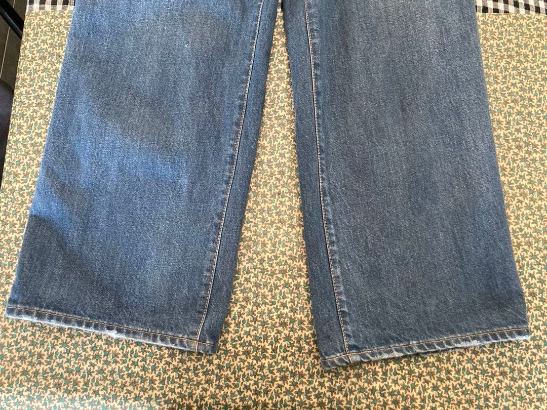 ◉おこめデニムのシャルロットパンツ（加工）サイズ2◉
