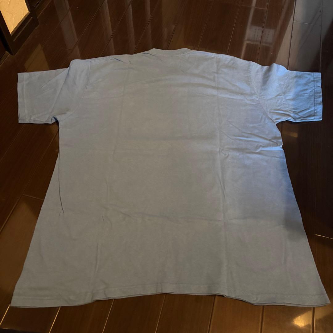 Supreme プリント Tシャツ XL ライトブルー