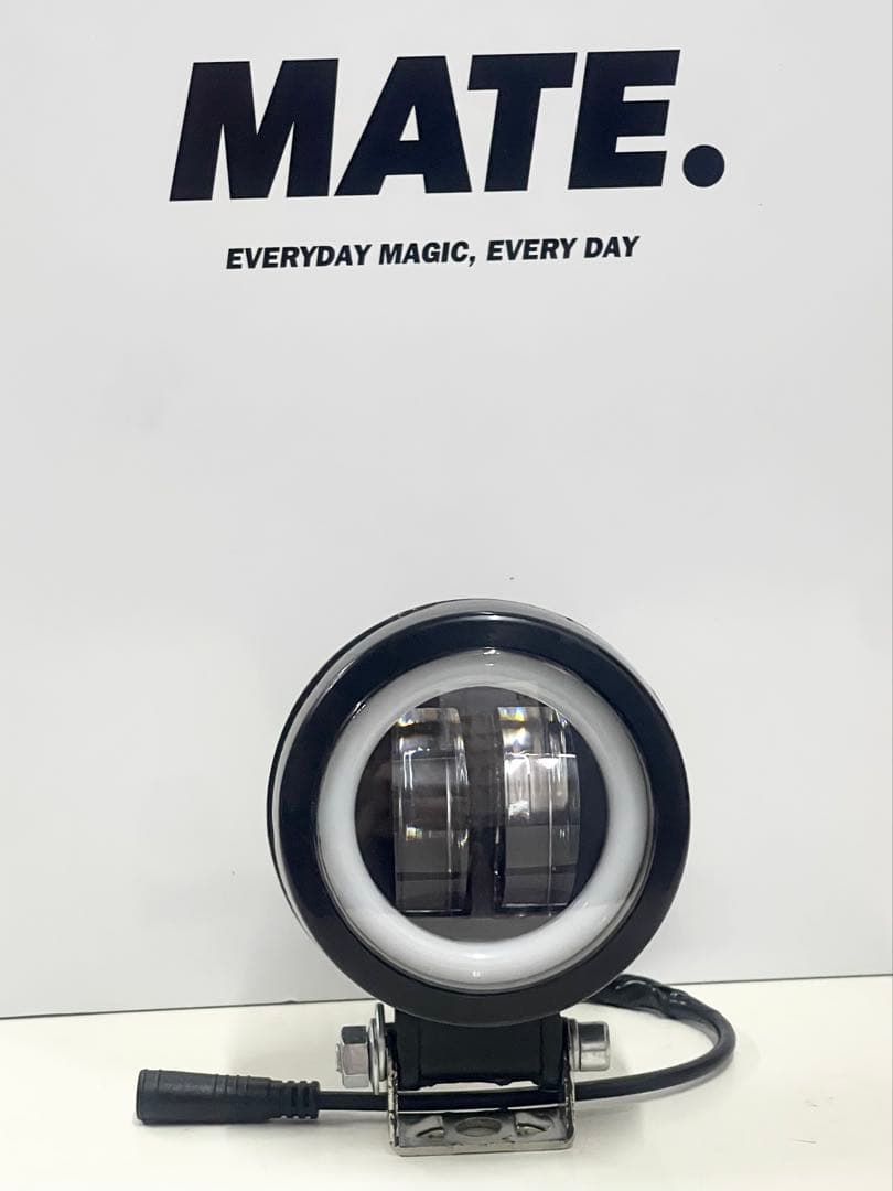 特注♪MATE-X用★イカリング 白光2灯式 高輝 LEDライト12W 新品