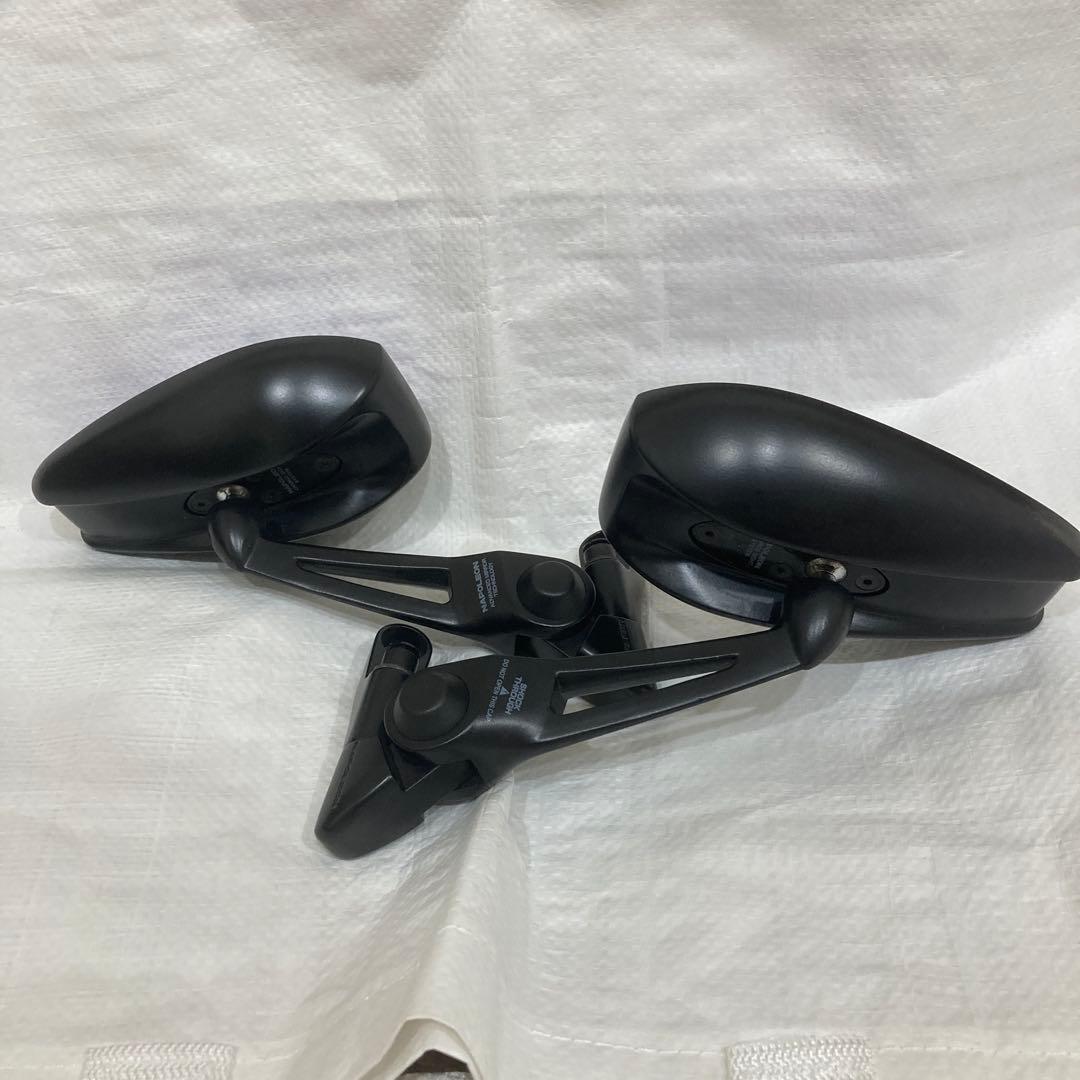 TANAXバイクミラー ナポレオン シャークミラー4　2本セット