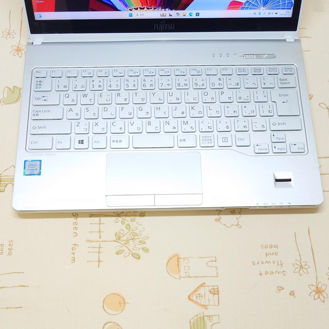 覇*O様 WQHD Windows11 オフィス 新品SSD 白ノートパソコン