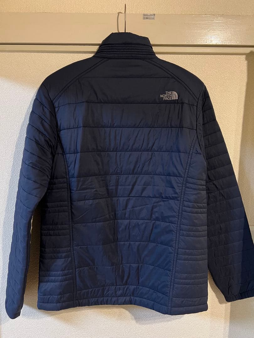 The North Face ネイビー ライトダウンジップアップ