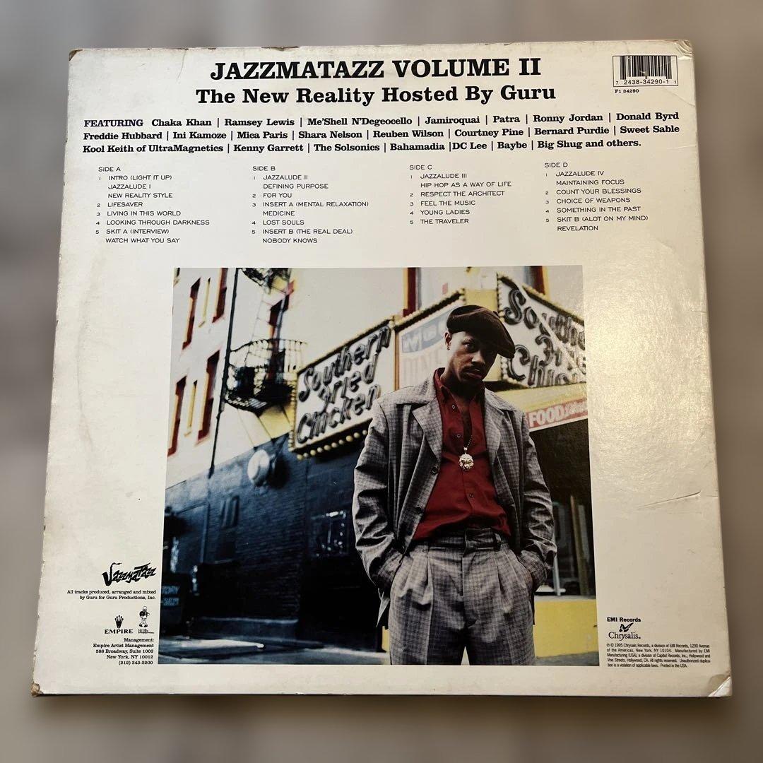 最終値下95年USオリジナル Guru Jazzmatazz Vol.2 2LP