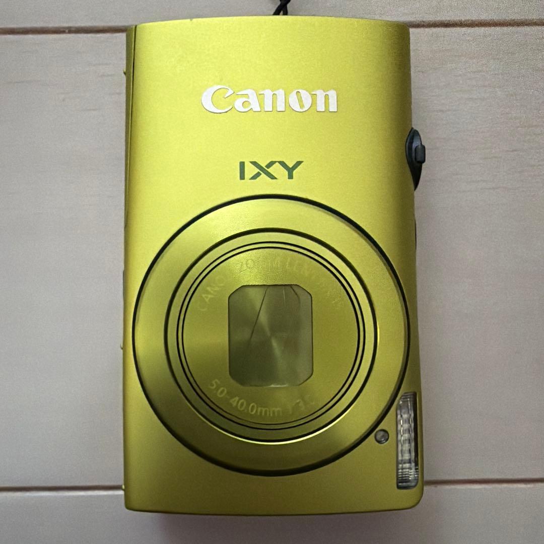 Canon IXY デジタルカメラ イエロー 本体と充電器付き