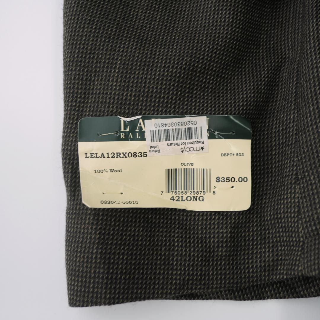 LAUREN RALPH LAUREN テーラードジャケット オリーブ 42L.