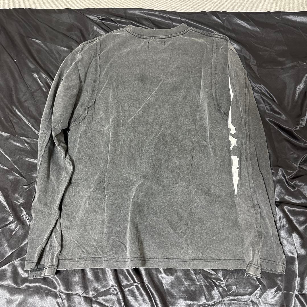 SUPPLIER ダークグレー ロングTシャツ