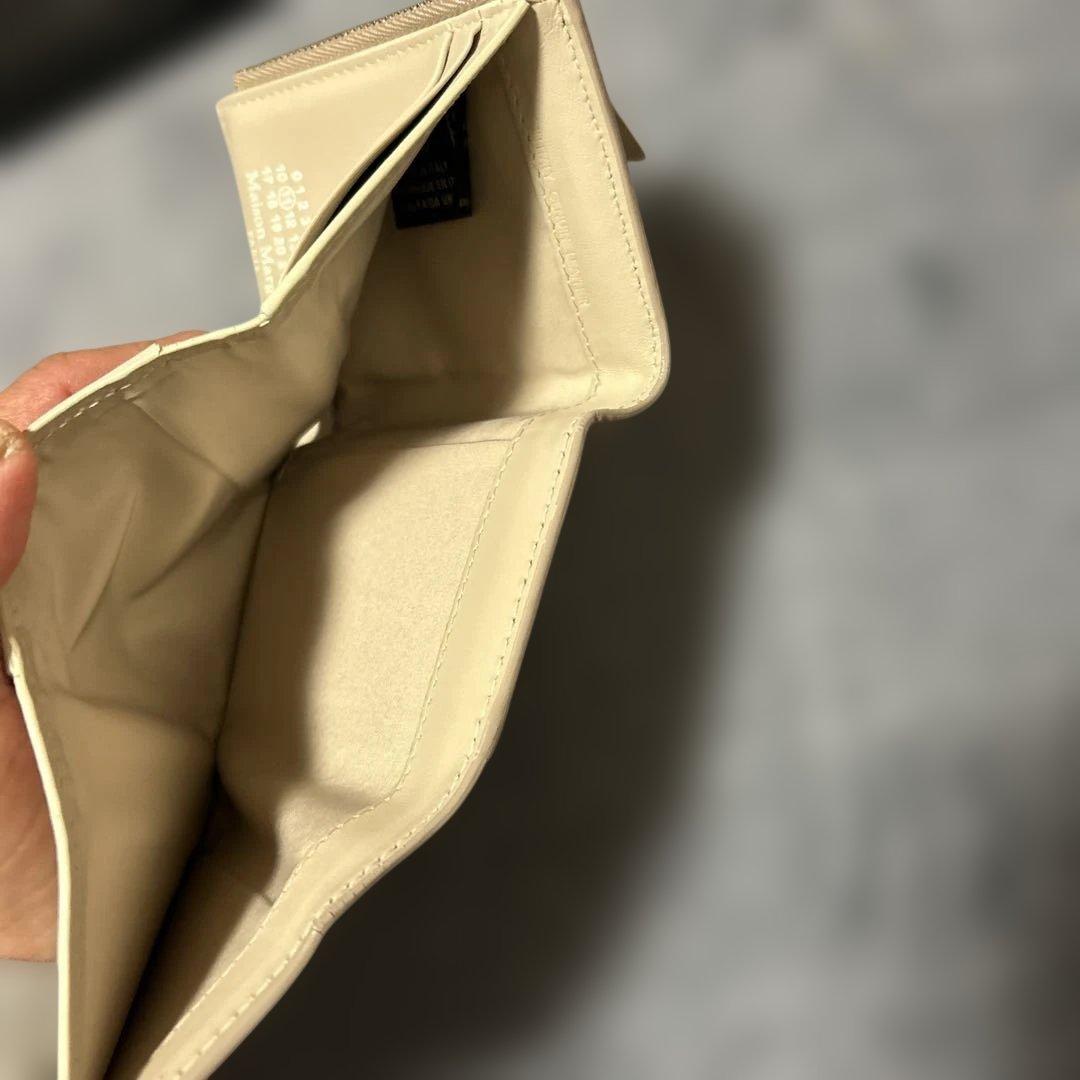 Maison Margiela三つ折り財布 カシミールライトベージュ【正規品】