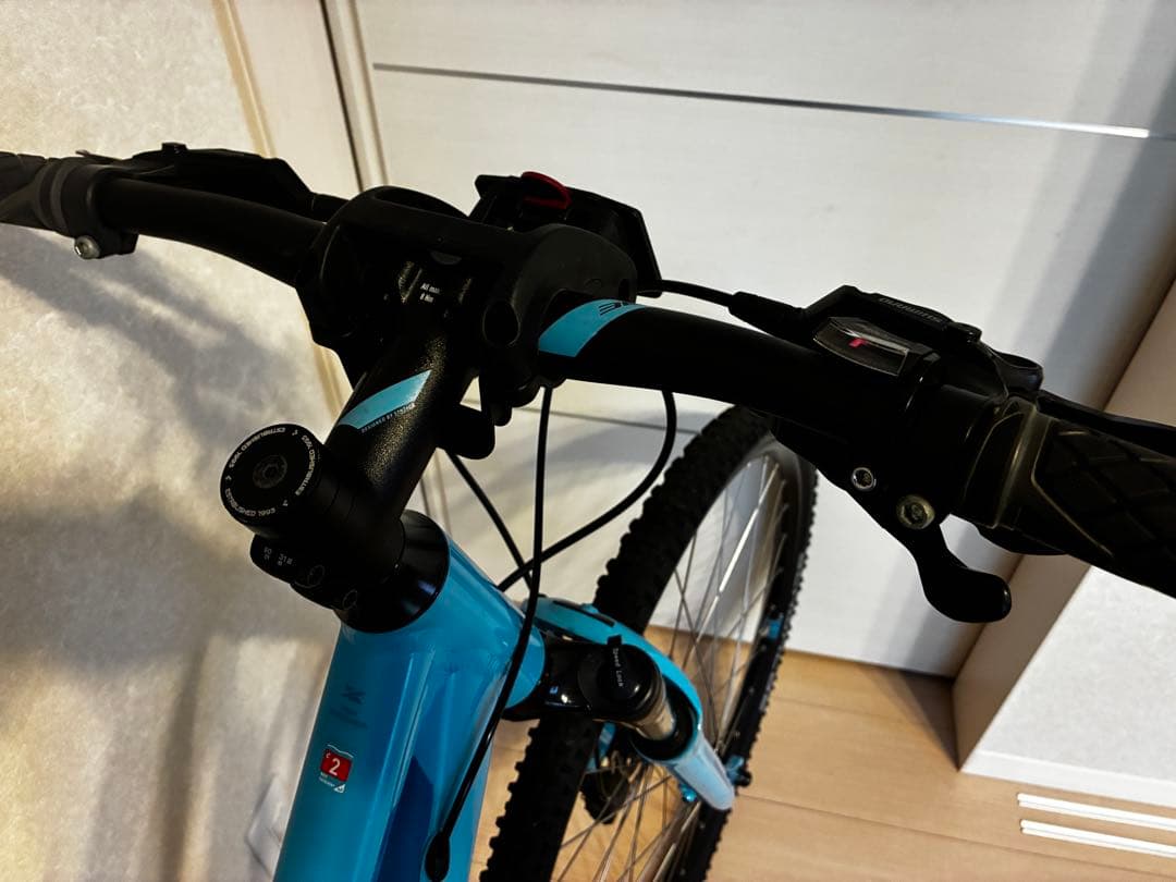 【美品】CUBE nature EXC 女性用MTB 通学仕様　前カゴ有
