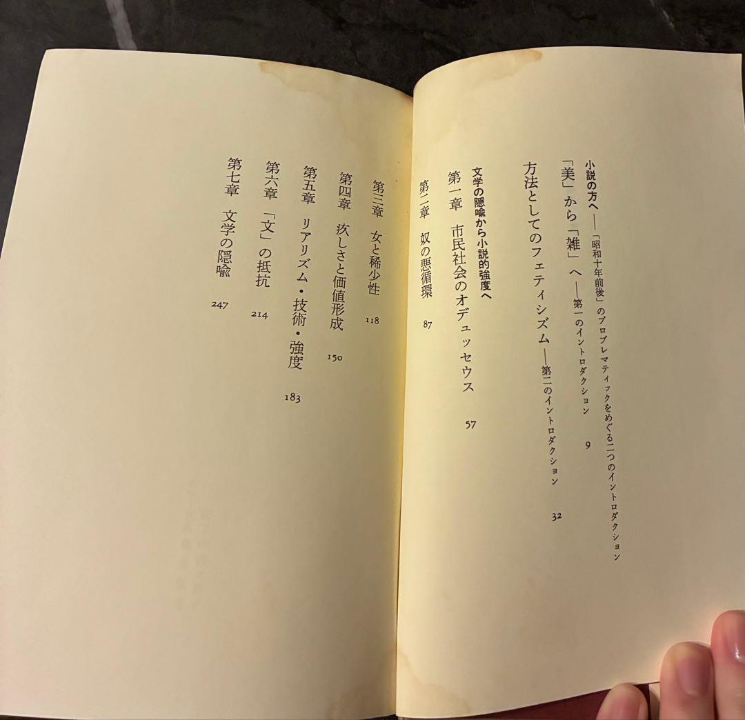 小説的強度 絓秀実