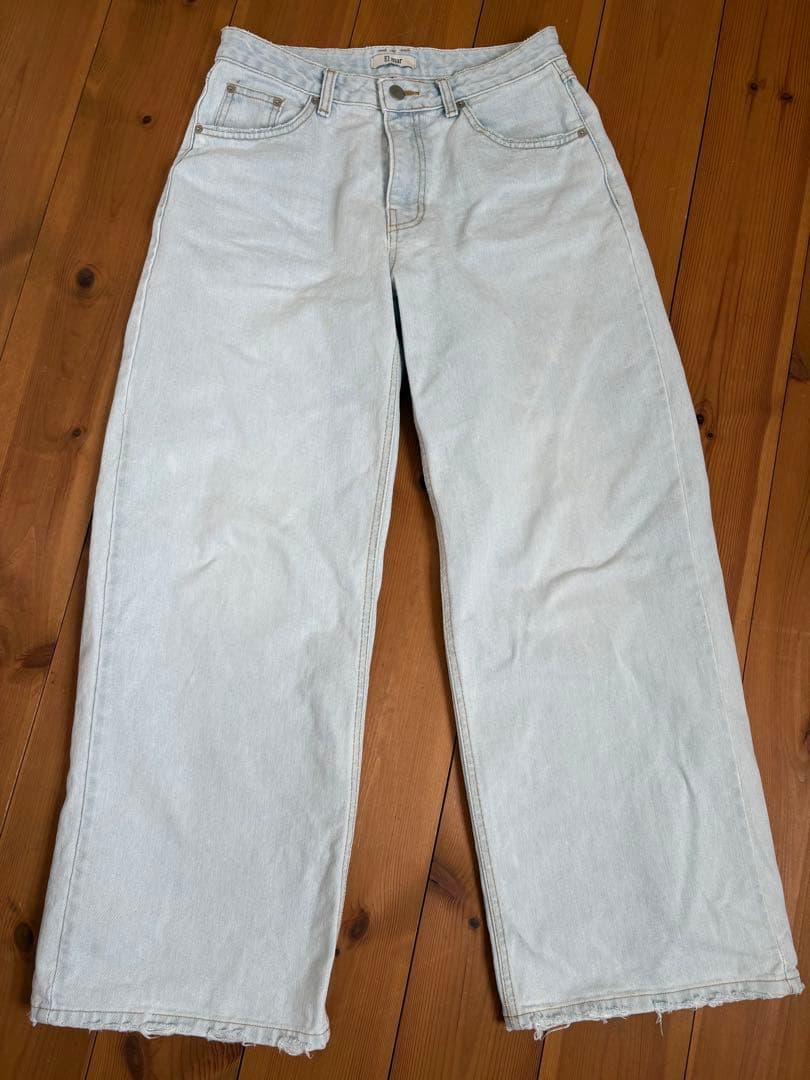 ✨新品【CANALJEAN ElmarエルマールワイドバギーデニムパンツS】完売