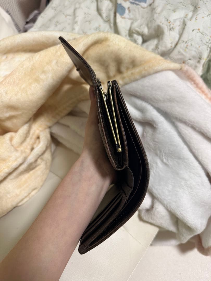 Burberry バーバリー ピンクチェック柄 二つ折り財布