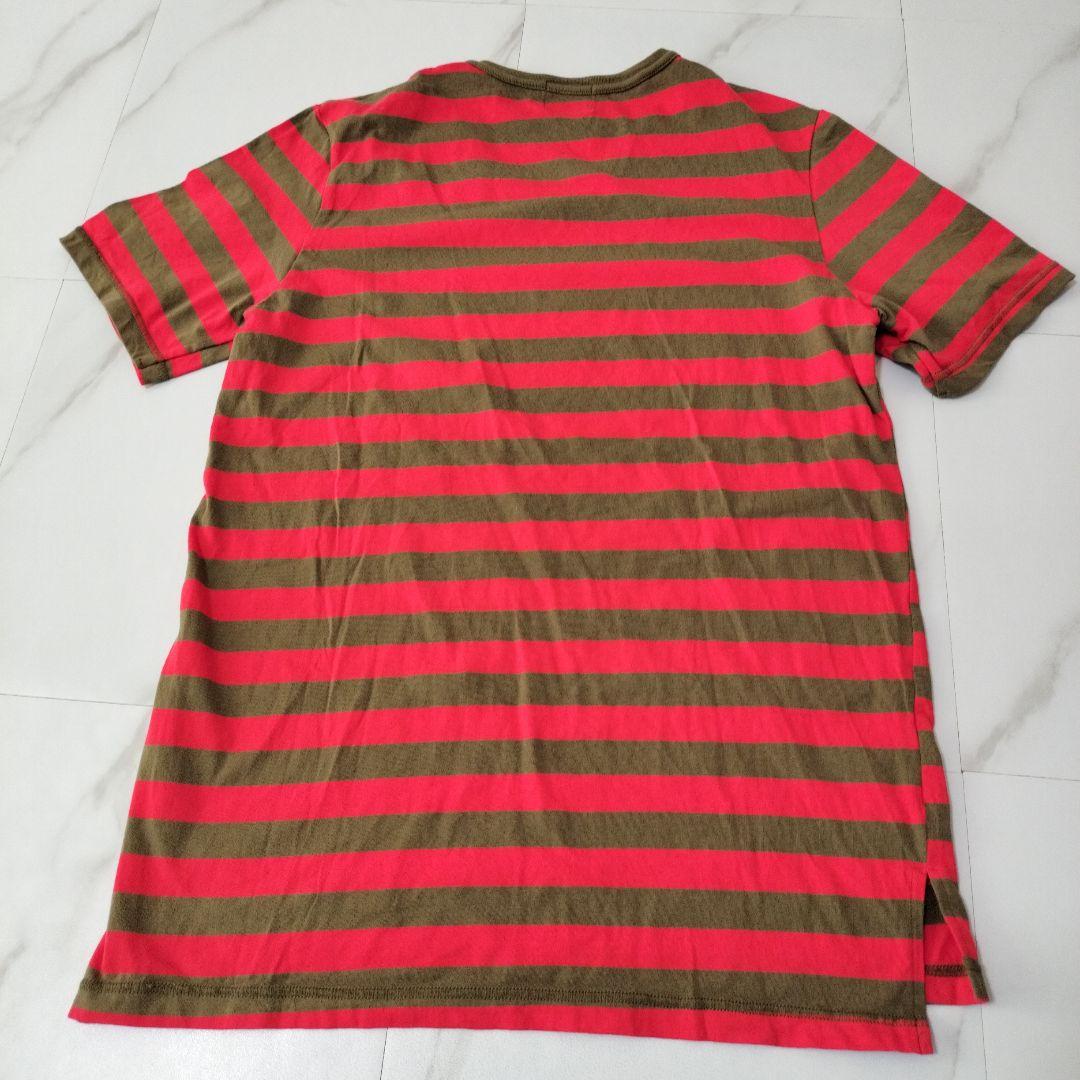 Vivienne Westwood スカルプリント 半袖Tシャツ ボーダー L