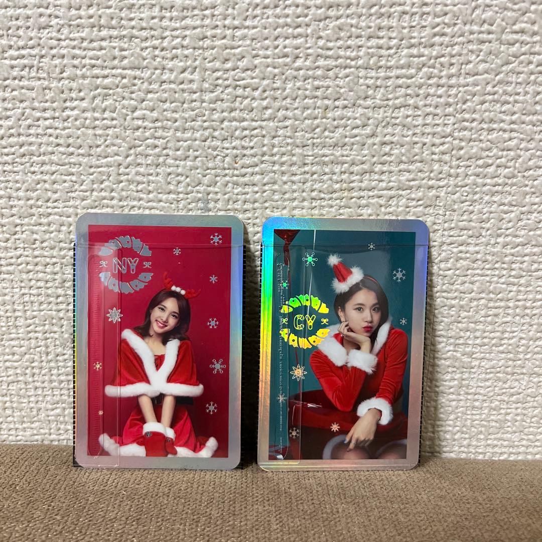 【最終値下】TWICE クリスマスエディションCDトレカ4枚付　●※バラ売り不可