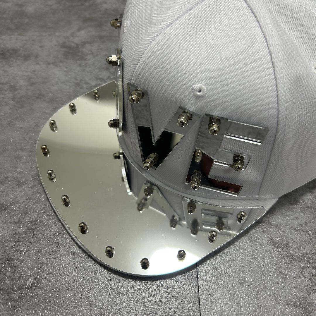 帽子 archive -Silver llic white opium cap