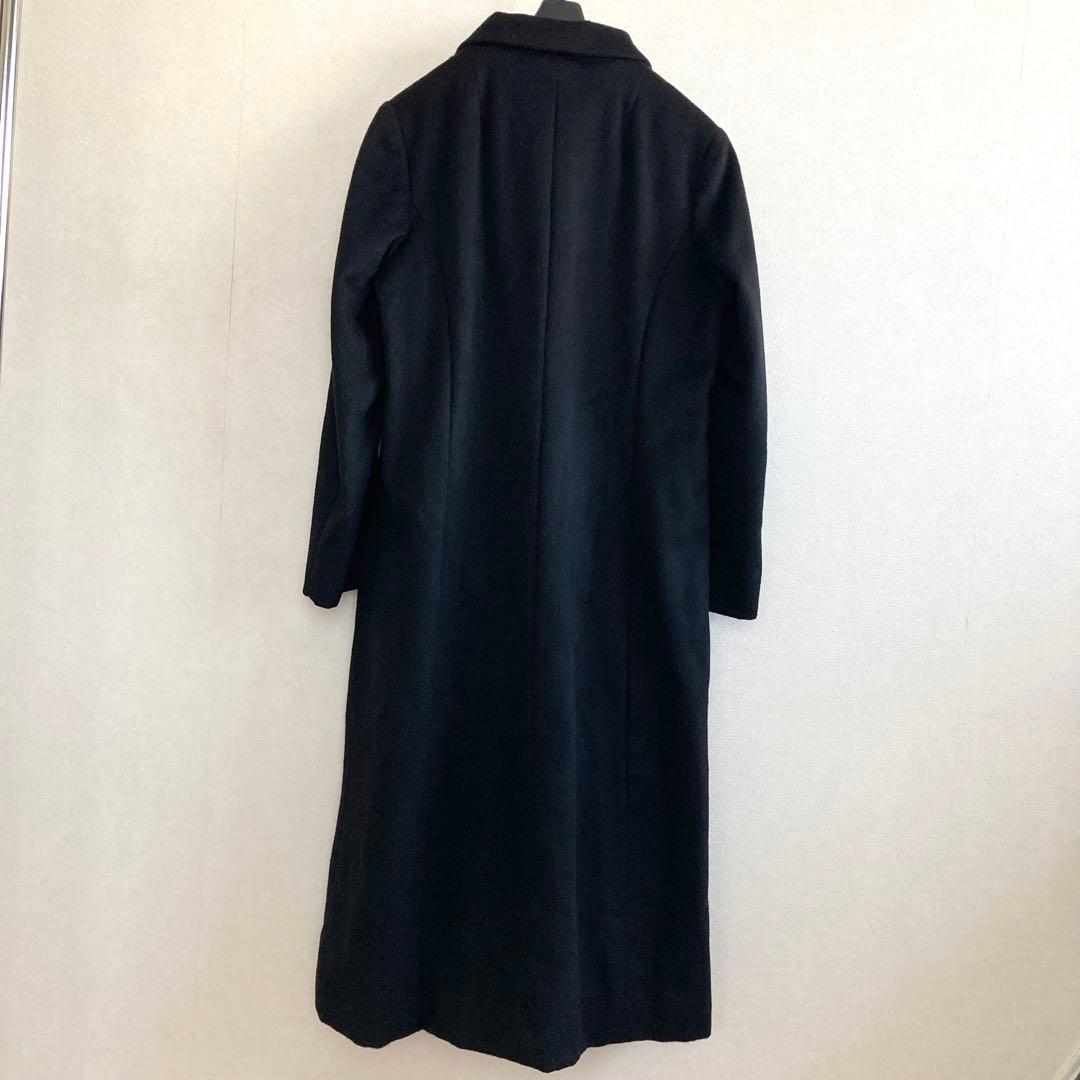 ロングコート レディース 黒 Ｌサイズ