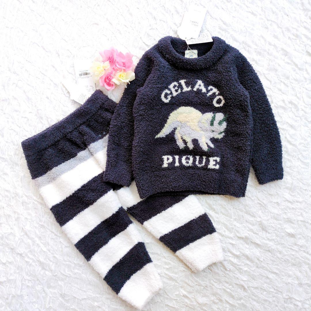 【新品未使用】gelato pique　パウダーダイナソージャガードプルオーバー