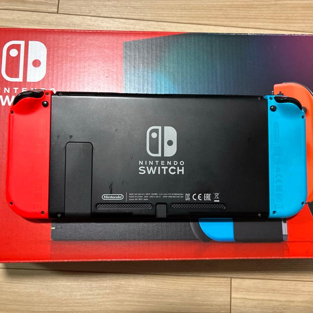 Nintendo Switch 本体 ネオンブルー レット