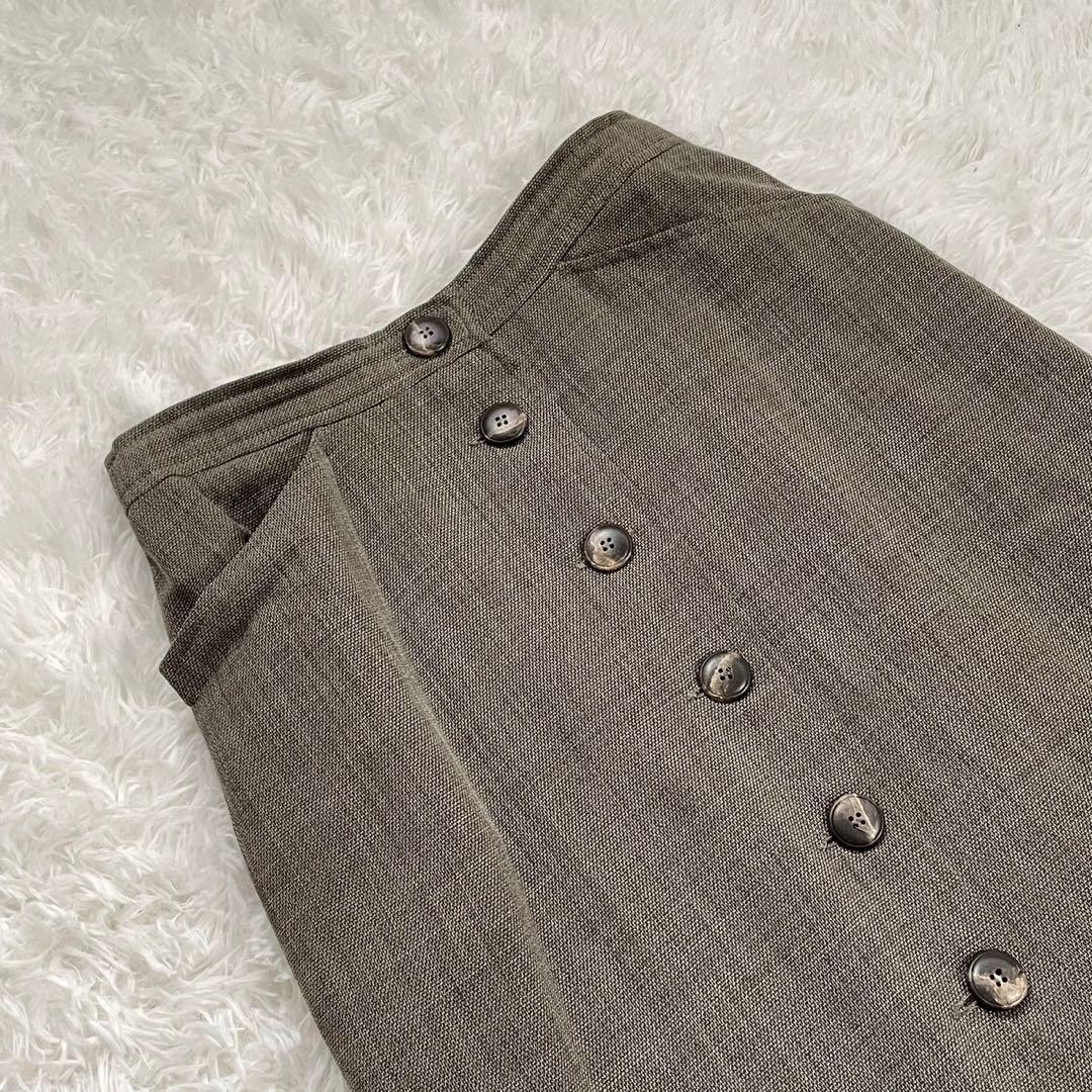 Max Mara (40) イタリア製 白タグ 総柄 タイト ロングスカート
