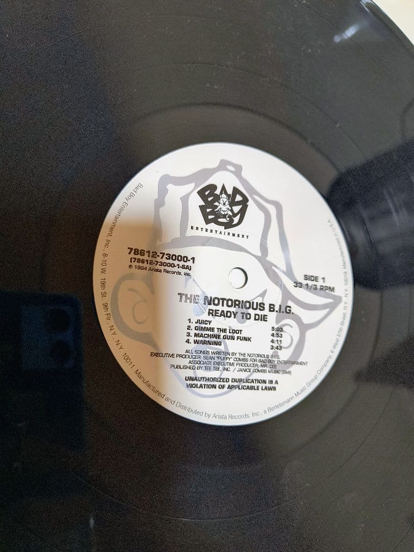 USオリジ The Notorious B.I.G. /Ready to Die