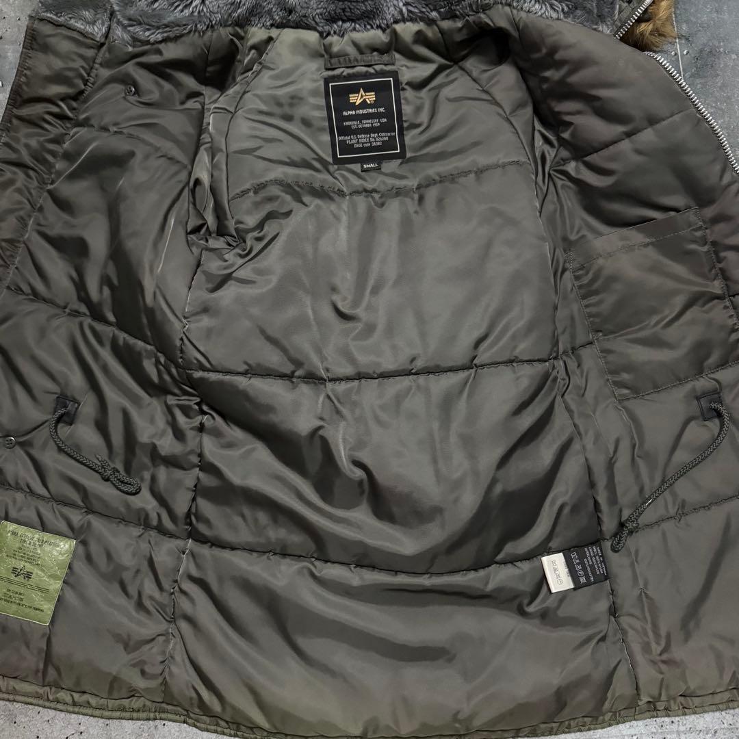 ALPHA INDUSTRIES N-3Bフライトジャケット ミリタリー S