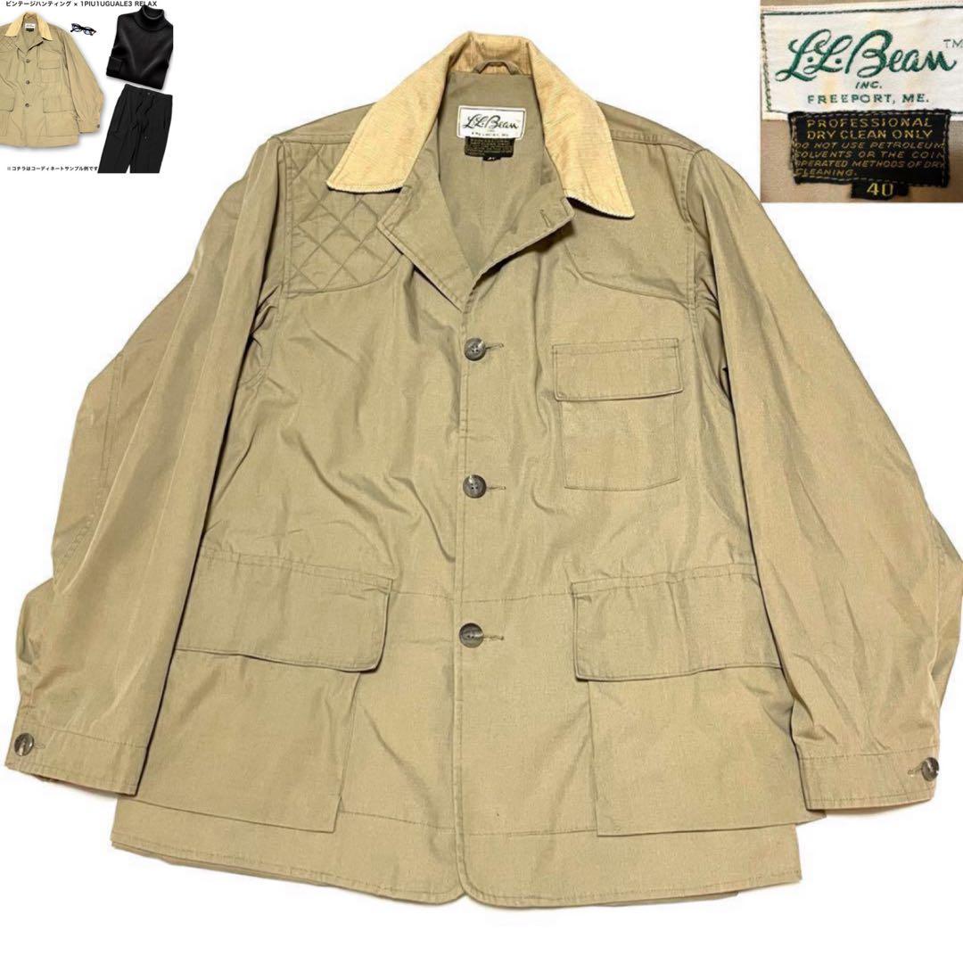 タ*田様 60s L.L. Bean エルエルビーン 筆記体タグ ハンティングジ