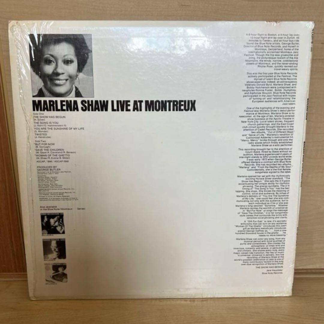 洋楽 Marlena Shaw live at montreux LP