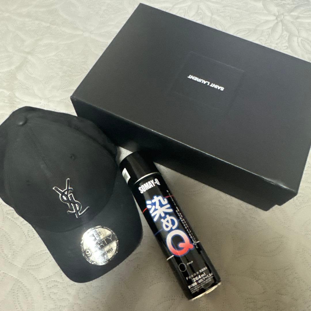 サンローラン×NEW ERAコラボ ベースボールキャップ