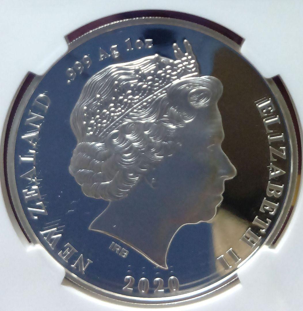 NGC PF70 UC 2020 ニュージーランド 東京オリンピック　銀貨