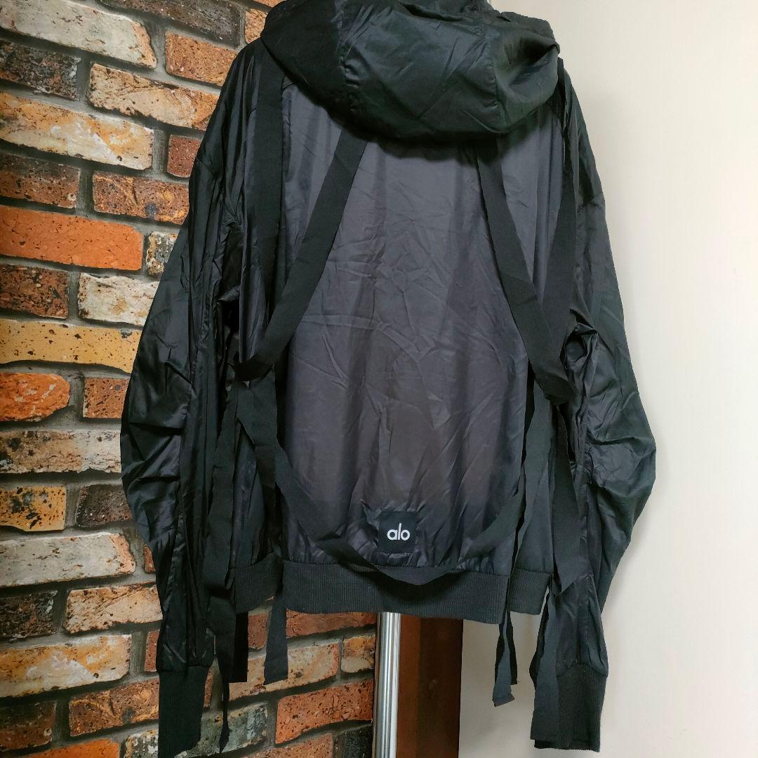 【✨新品✨】ALO YOGA◎スウェイジャケット ヴィンテージ パーカー 黒