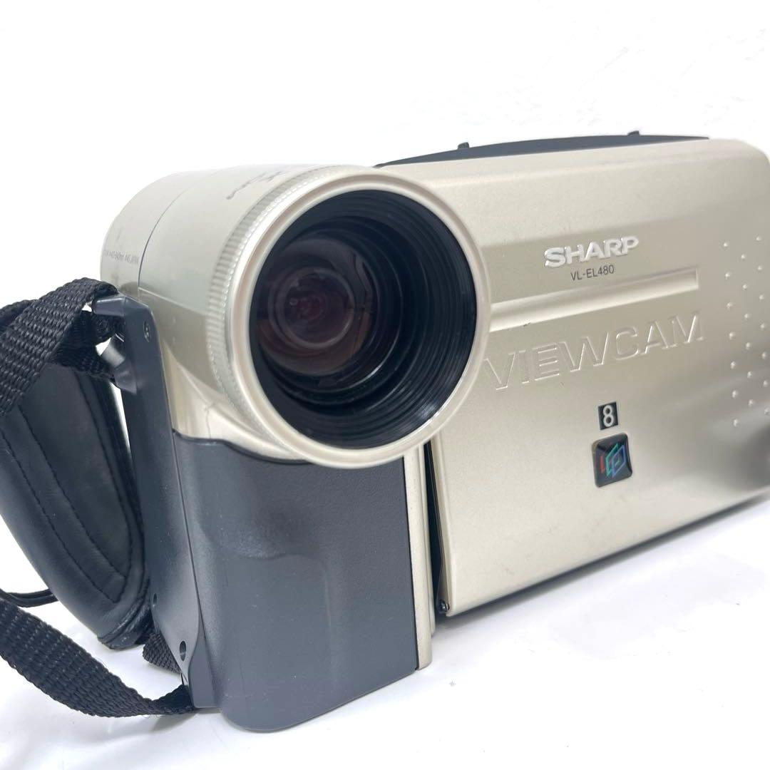 ★人気レア品★ SHARP ビデオカメラ　VL-EL480 8ミリ