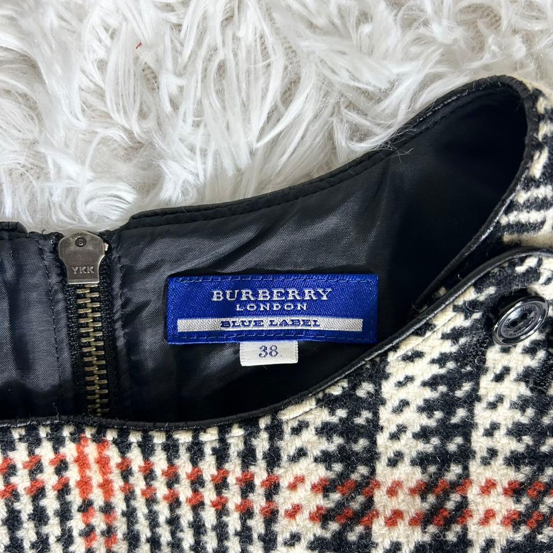 美品✨ BURBERRY BULE LABEL ノバチェック ワンピース 38
