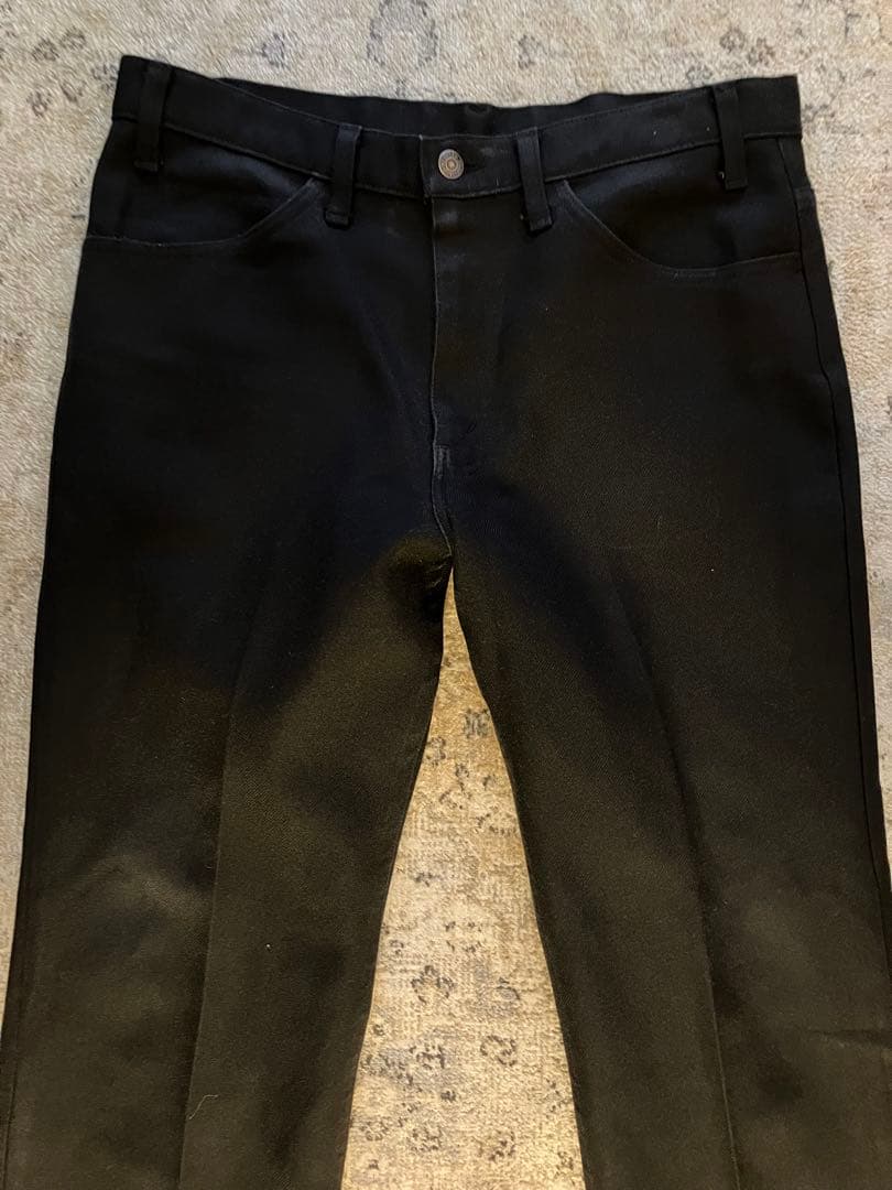 80s Levi's リーバイス　517 スタプレ　ブラック　W34×L26位