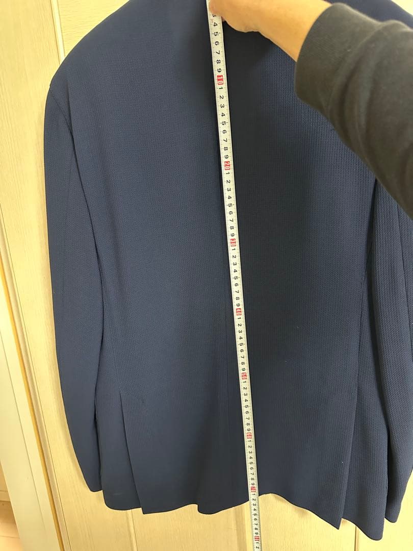 LARDINI ネイビー ビジネスジャケット