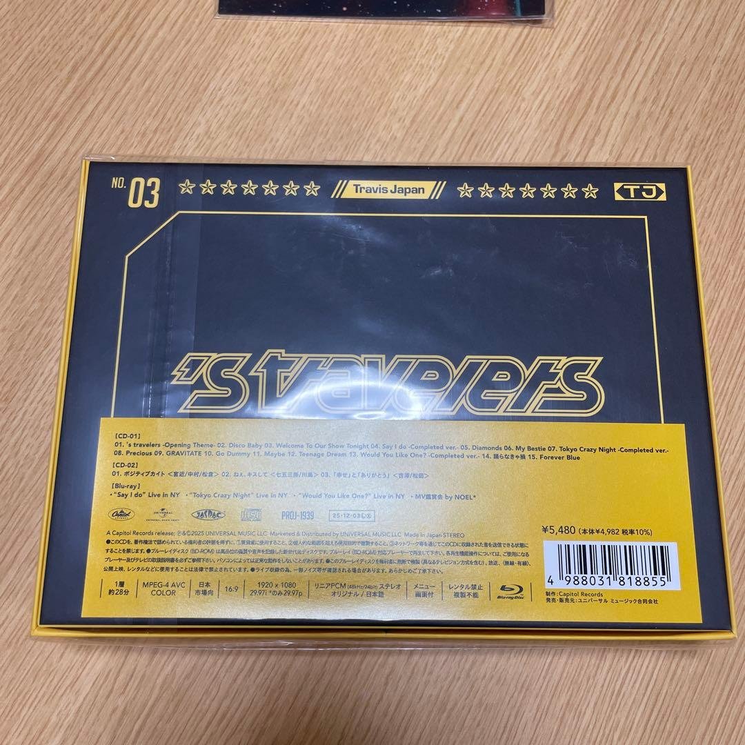 stravelers Travis Japan FC盤　ブルーレイ　新品未開封