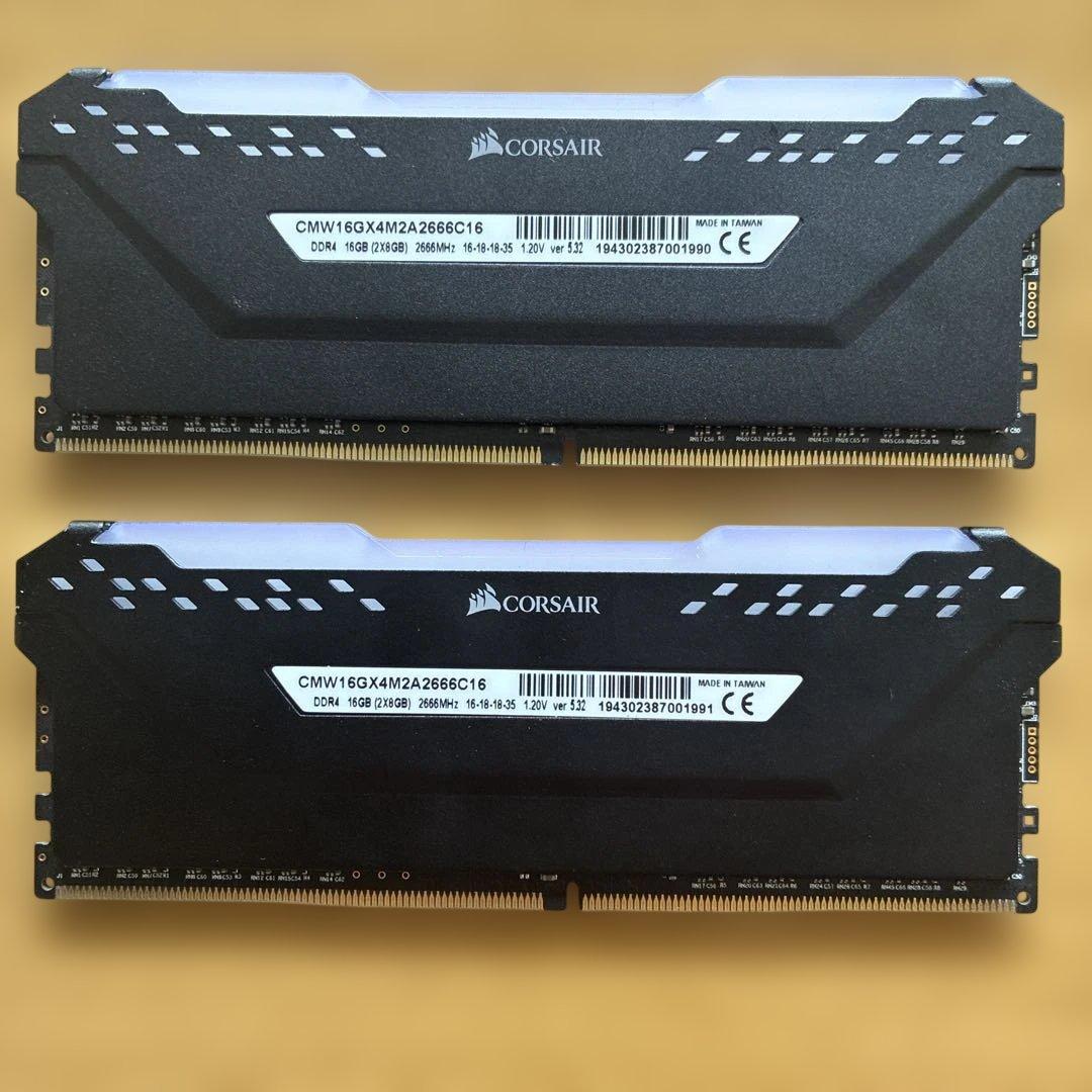 メモリー CORSAIR VENGEANCE RGB PRO 16GB DDR4