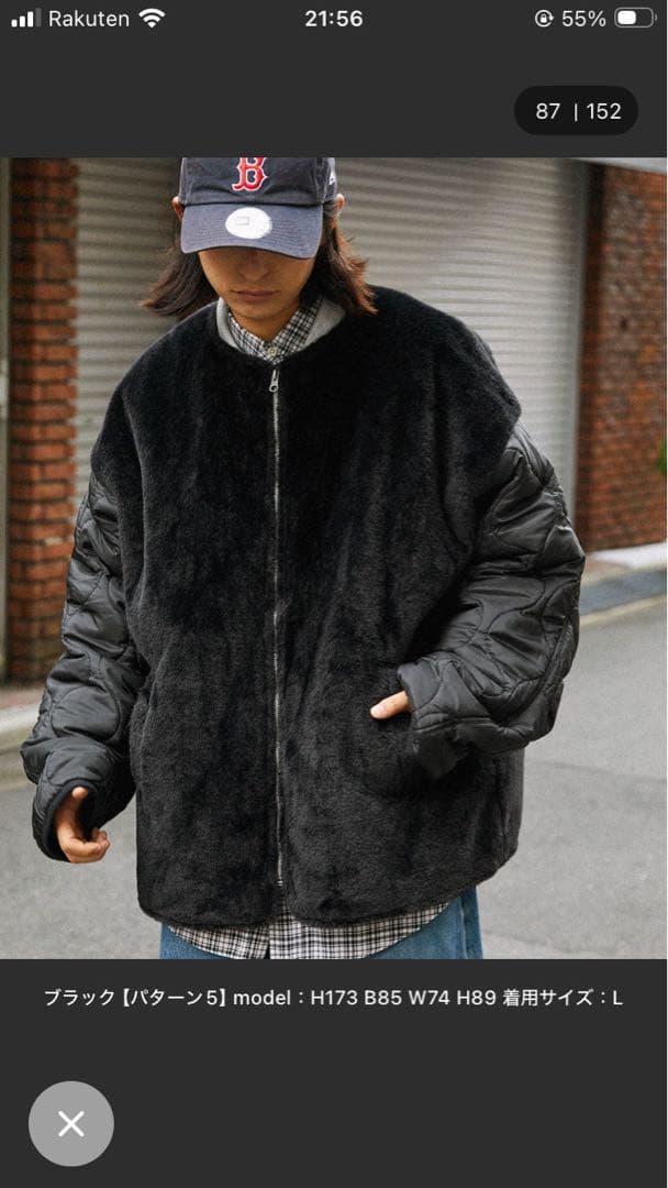 7WAYファー切替ライナーブルゾン＆フード脱着 M-65モッズコート