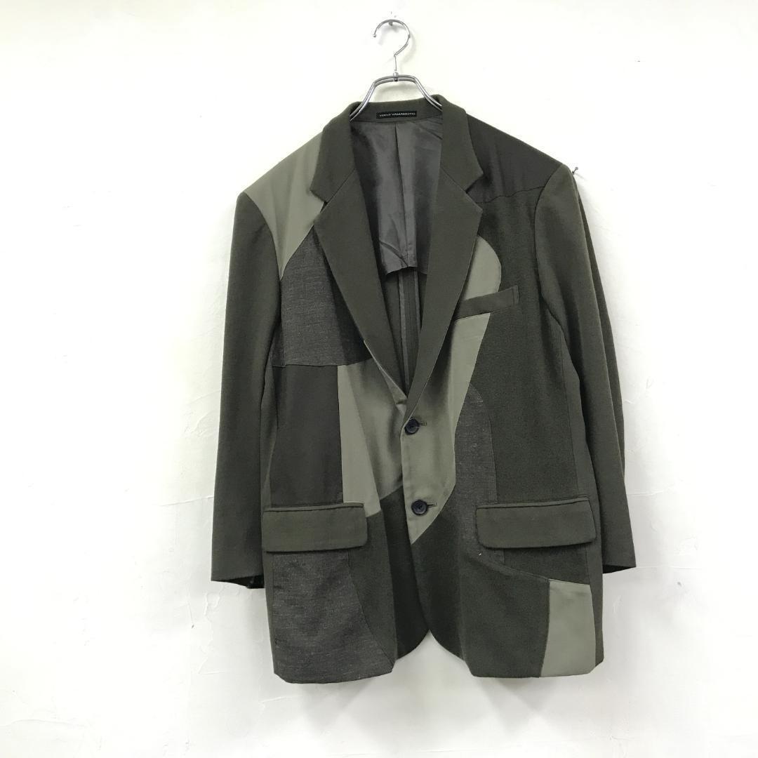old Y's for men ヨウジヤマモト テーラードジャケット 異素材切替