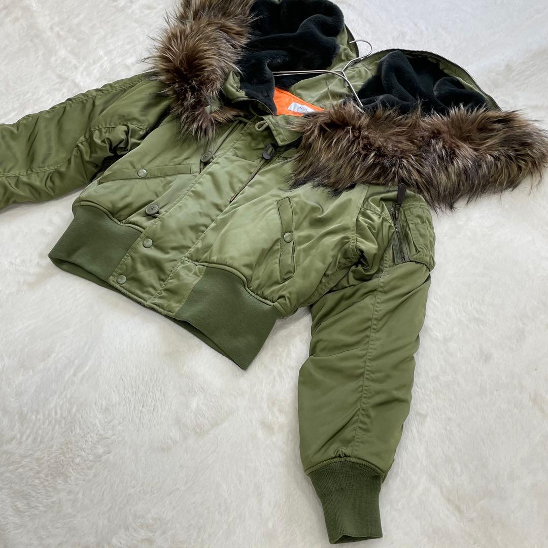 極美品AZUL by moussy N-2B フライトジャケット 短丈 y2k