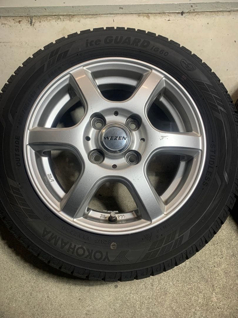 ヨコハマ ice guard IG60 ホイール付 2本 155/65r13