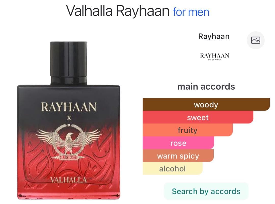RAYHAAN VALHALLA 100ml 香水