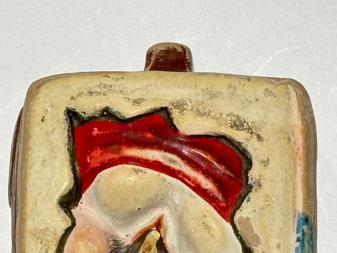 春画置物 春画人形 裏絵 日本人形 枕絵 陶器 1点