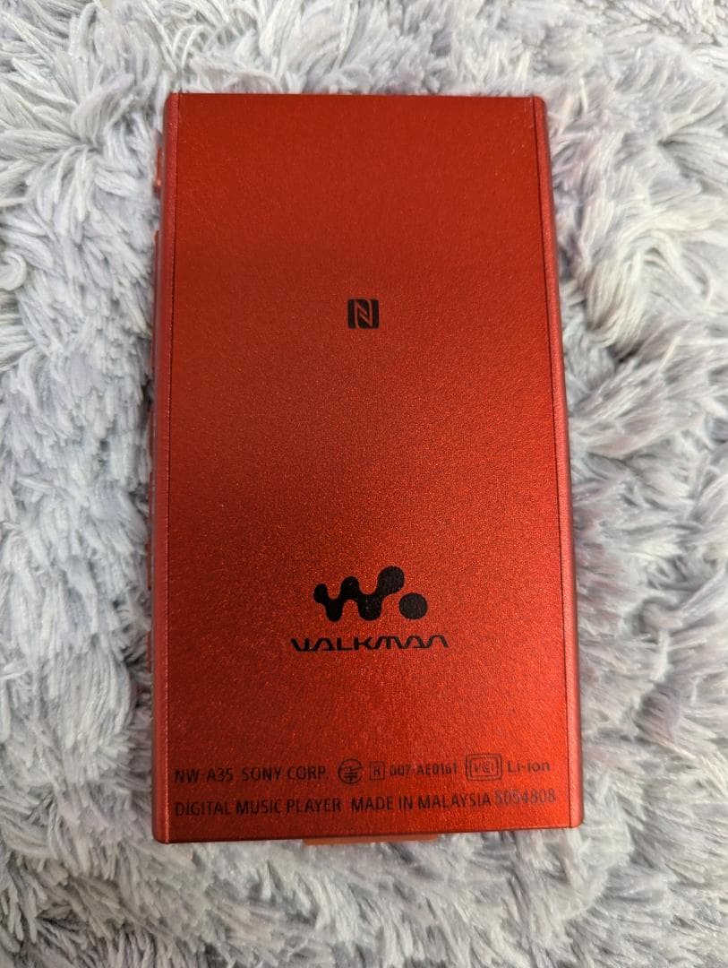 SONY ウォークマン NW-A35 (16GB) シナバーレッド+専用ケーブル