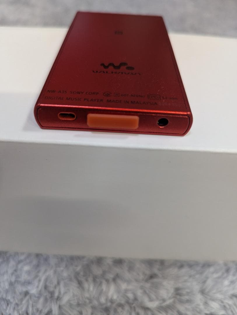 SONY ウォークマン NW-A35 (16GB) シナバーレッド+専用ケーブル