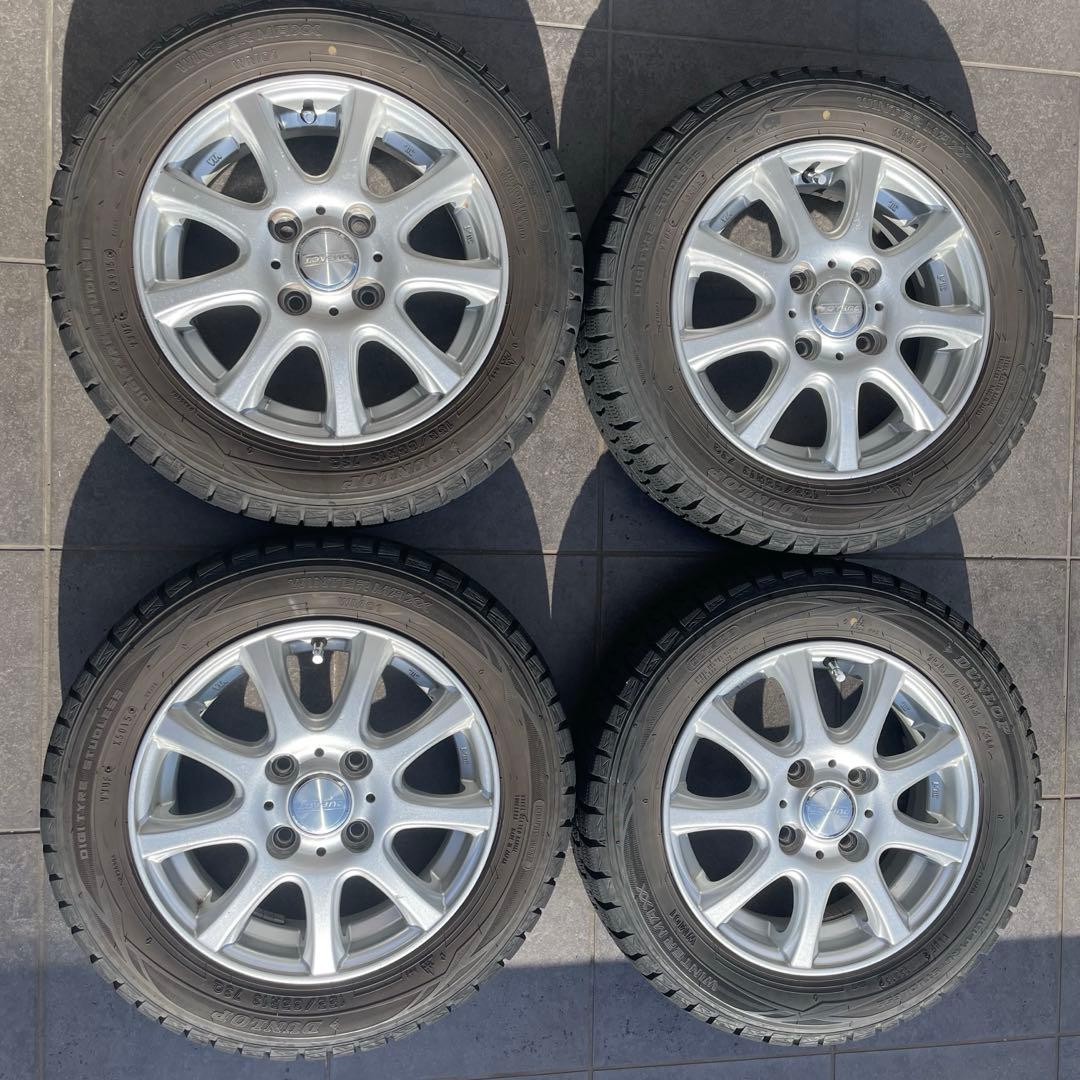 ダンロップ155/65R13　スタットレス13インチ　４本セット　引取り希望