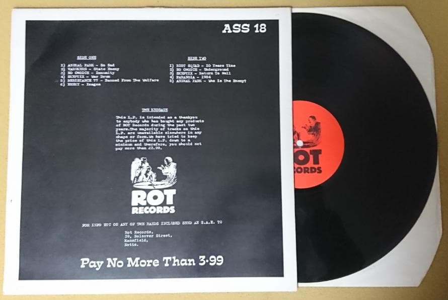 洋楽 VA - Have a Rotten Christmas lp oi pogo