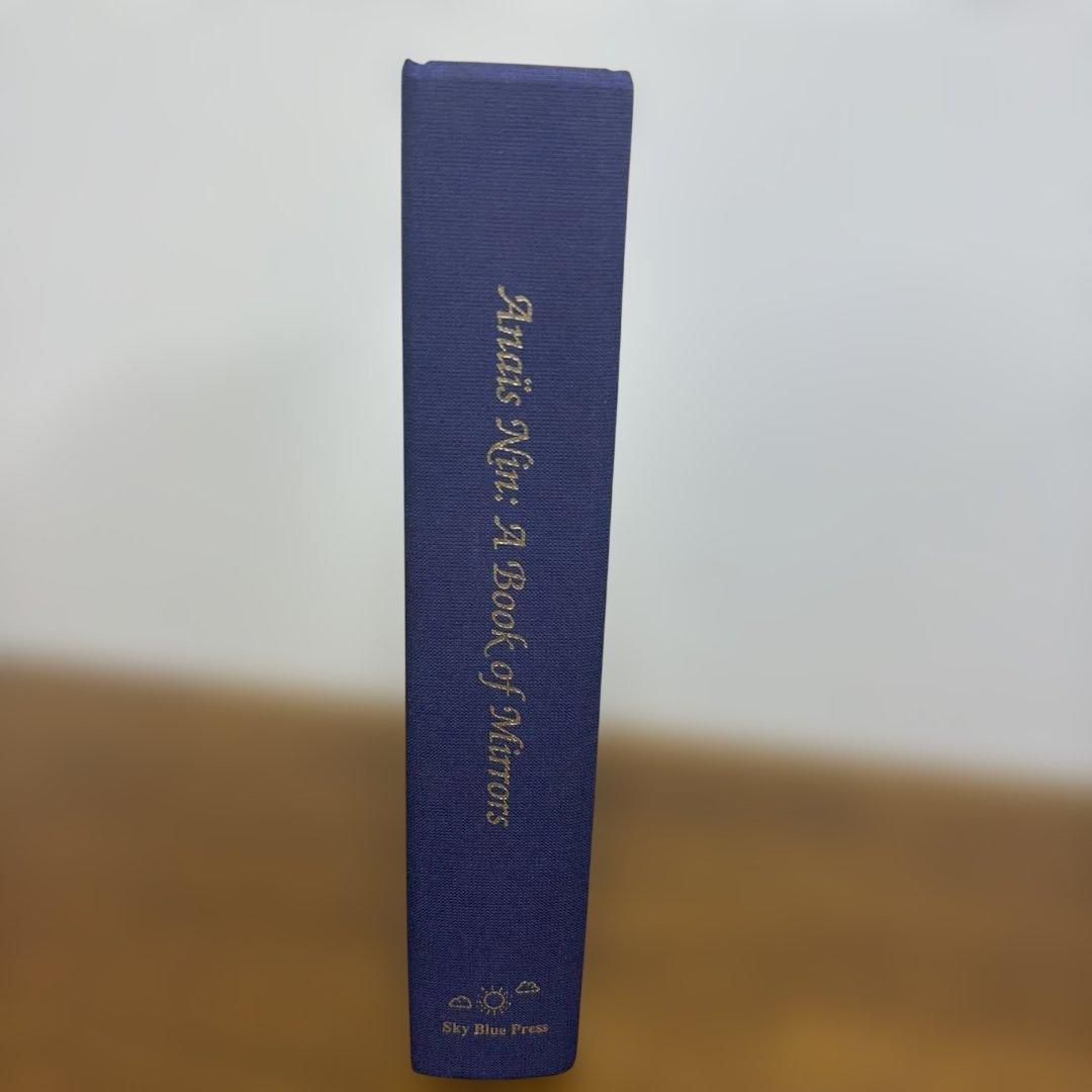 洋書 anais nin a book of mirrors sky blue