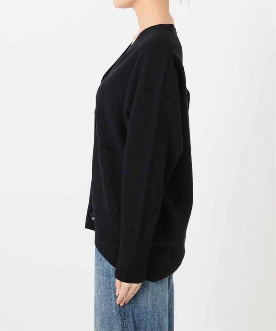 Spick & Span ダブルジャガードビッグカーディガン