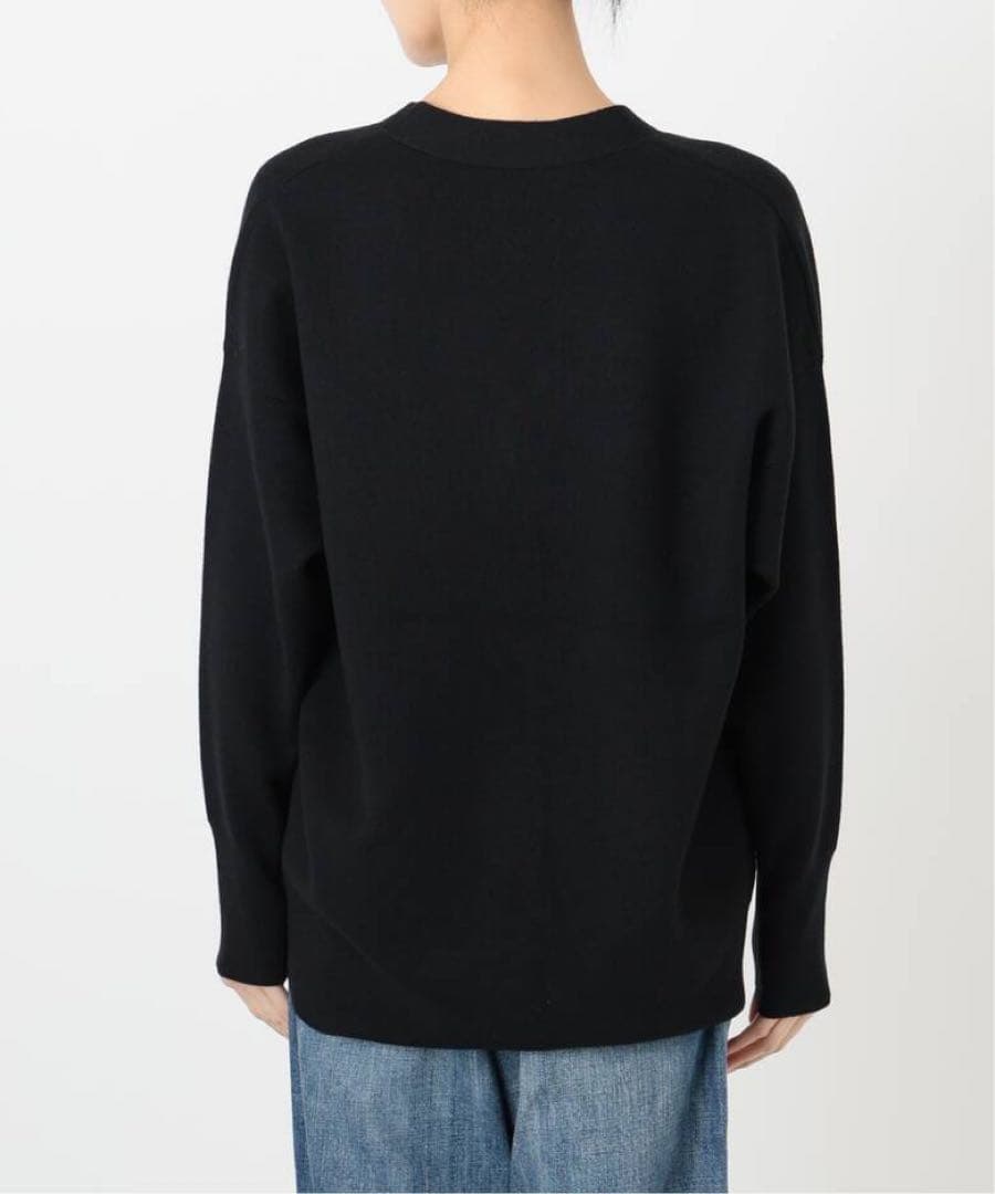Spick & Span ダブルジャガードビッグカーディガン