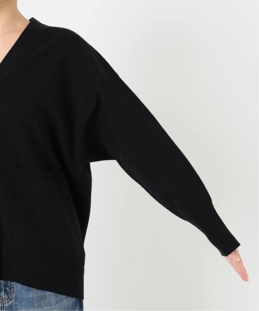 Spick & Span ダブルジャガードビッグカーディガン