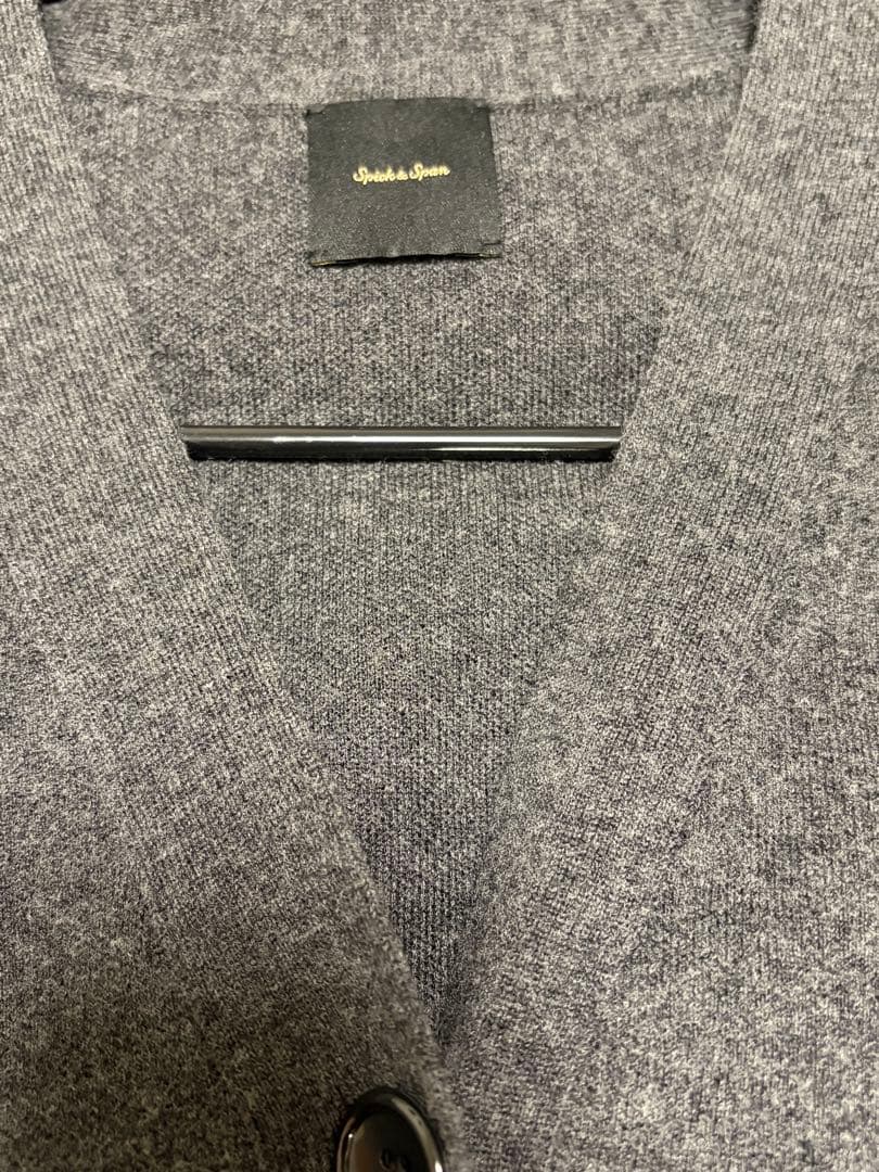 Spick & Span ダブルジャガードビッグカーディガン